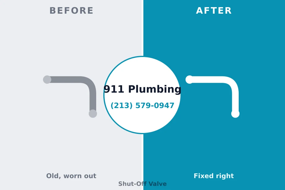 Before and after: plumbing company Davis, CA